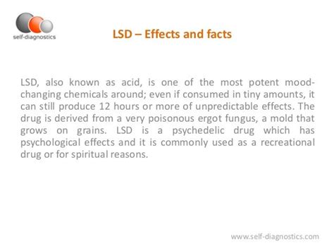 Lsd Effects And Facts