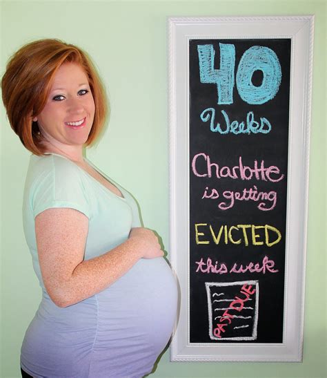 40 Week Bumpdate Pregnancy Chalkboard Tracker Pregnancy Pinterest