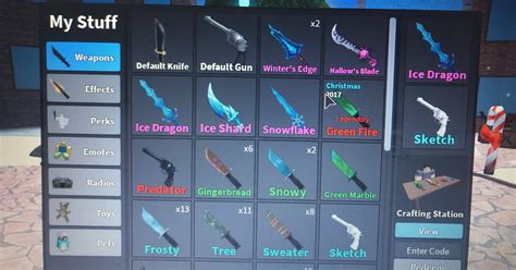 Murder mystery 2's official value list. Mm2 Crafting Codes / Mm2 Roblox Knife Codes : Youtubers ...