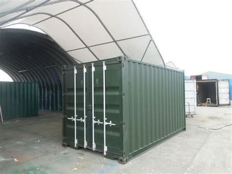 Shipping Containers 15ft Original Doors Green Co150002 £309500
