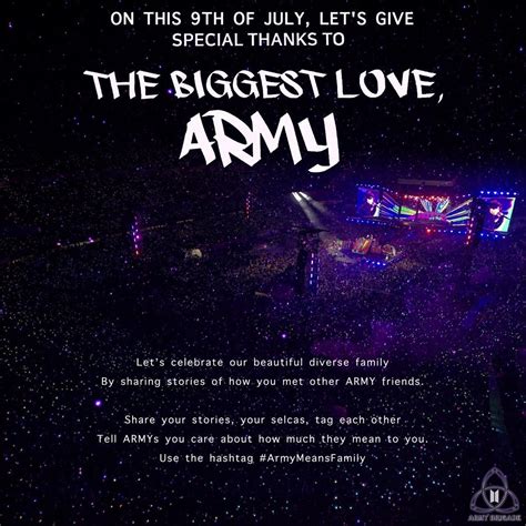 Bts Army Anniversary Date Army Military