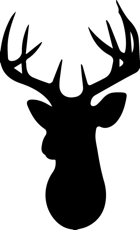 White Tailed Deer Reindeer Silhouette Clip Art Deer Png Download
