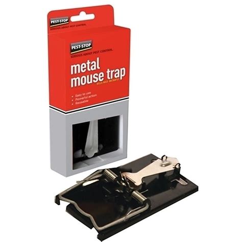 Easy Setting Metal Mouse Trap Boxed By Pest Stop Psesmt Lands Engineers