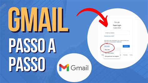 Gmail Como Entrar Criar Conta Fazer Login E Enviar E Mail Passo A Passo Youtube