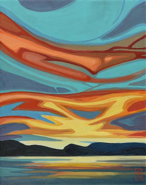 Emblazoned Sunset By Erica Hawkes Masterpiece Online