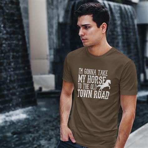 Old Town Road T Shirt By Chargrilled