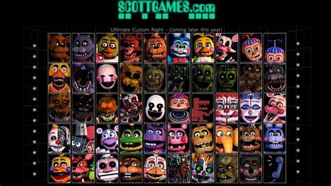 Fnaf Update Ultimate Custom Night Final Teaser Animatronics