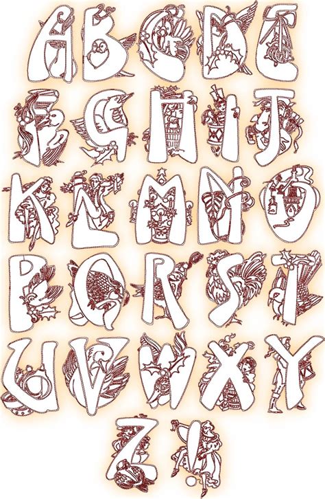 Just arrived again from argentina this february! Advanced Embroidery Designs - Christmas Redwork Alphabet