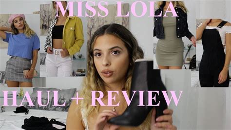 Miss Lola Try On Haul Review Youtube