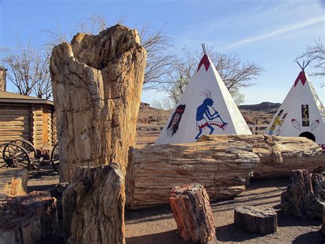 Worlds Largest Petrified Tree Geronimo Trading Post Ger Flickr