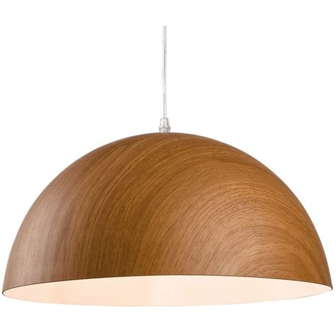 Wooden Dome Ceiling Pendant White Interior Lighting Company