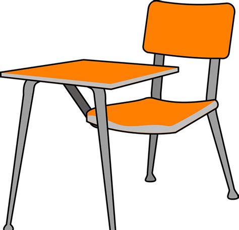 Desk School Chair Free Vector Graphic On Pixabay Desks And Chairs