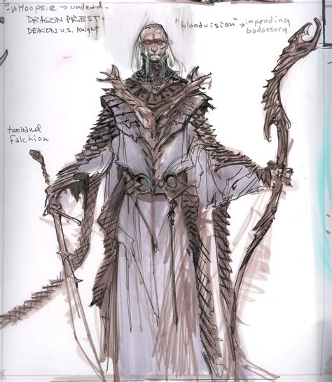 Dragon Priests Elder Scrolls Fandom Skyrim Concept Art Elder