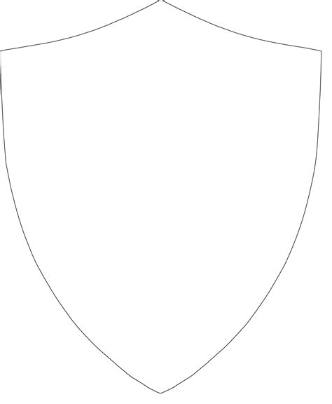 Shield Outline Clip Art At Vector Clip Art Online Royalty