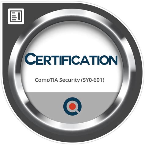Comptia Security Sy0 601 Credly