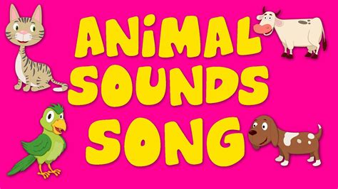 Animal Sound Song Nursery Rhyme For Kids Kids Song Rhymes For