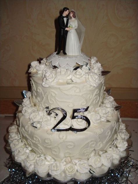 25th wedding anniversary cakes design wedding anniversary cakes 25th wedding anniversary