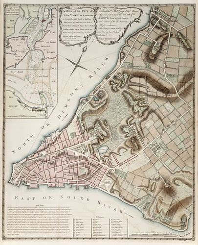 Map Of New York City 1775 New York Was Still A Town When Flickr