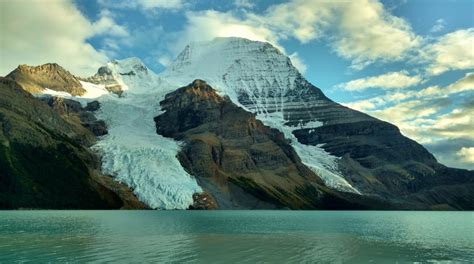 Mt Robson Highest In The Canadian Rockies At 12972 With Berg