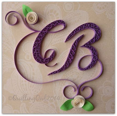 quilled letters typography created  mm wide strips  paper paper quilling designs