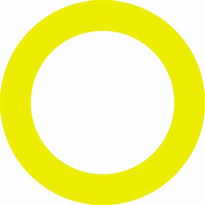 Circle Yellow Transparent Clipart Outline Clip Map