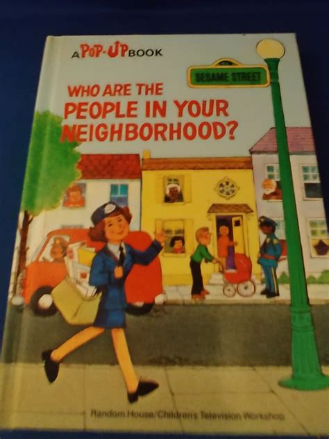 Sesame Street, Who Are The People in Your Neighborhood, A Pop Up Book ...