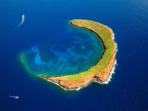 Molokini Crater Is A Dormant Volcano With A Living Reef In The Center