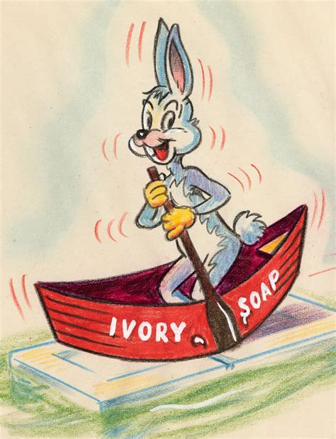 Hakes Ivory Soap Premium Boat Concept Original Art With Bugs Bunny