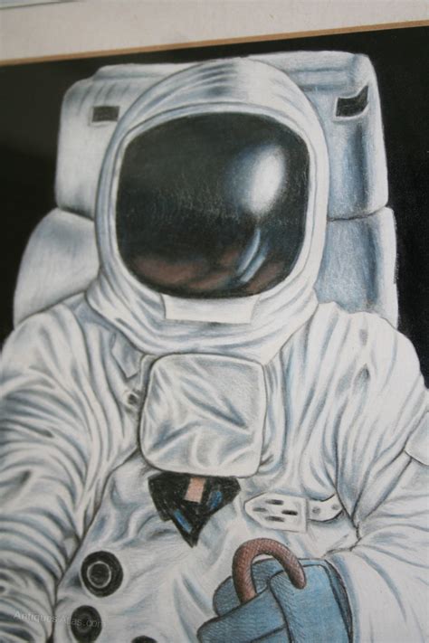 Maybe you would like to learn more about one of these? Antiques Atlas - 'The Commuter' Astronaut Drawing- Ron ...