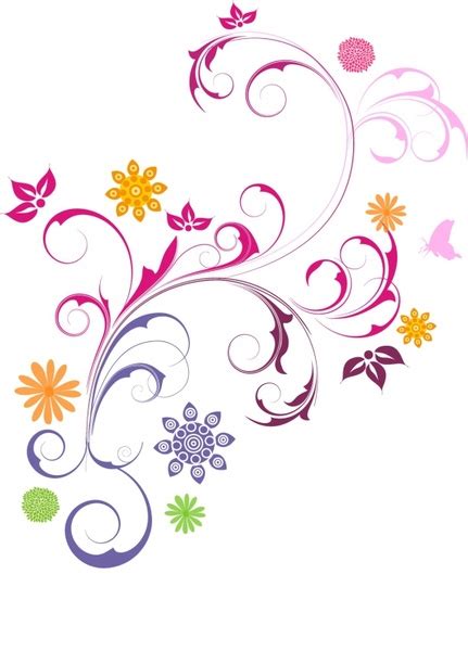 Floral Design Vectors Free Download Graphic Art Designs