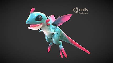 10,000+ free models search engine. 3D model Dragon Character Rigged Blugon | CGTrader