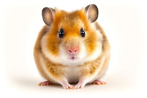 Premium Photo Close Up Of Hamster Looking At The Camera With White