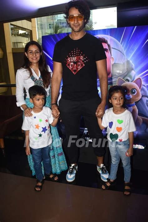 Sourabh Raaj Jain Spotted With His Kids At The Screening Of Lightyear