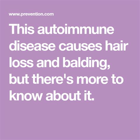 Things You Didn T Know About Alopecia Autoimmune Disease Alopecia