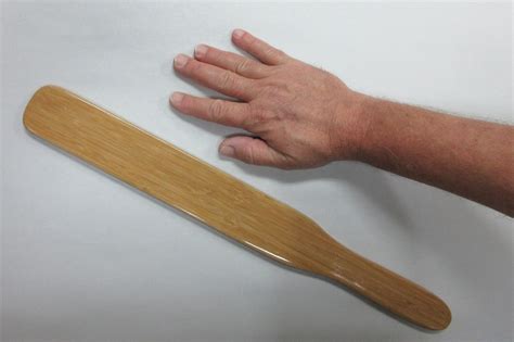 Bamboo Ruler Wood Spanking Paddle Handmade By Walt Etsy