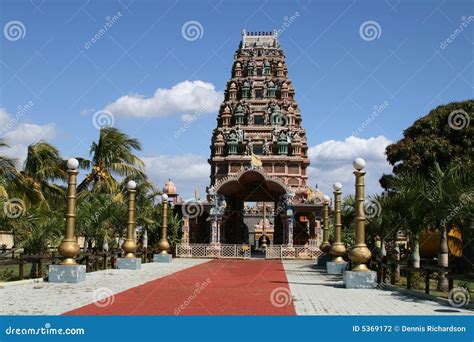 Indian Hindu Temple Stock Photo Image Of Tropical Island 5369172