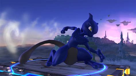 Blue And Black Mewtwo Super Smash Bros Wii U Mods
