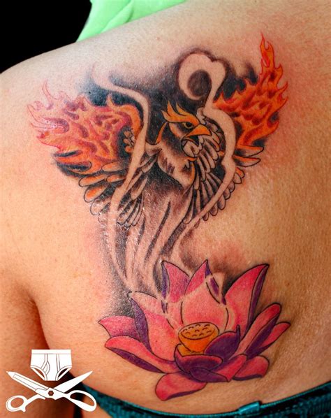 Phoenix Lotus Tattoos Pheonix Tattoo Back Tattoo