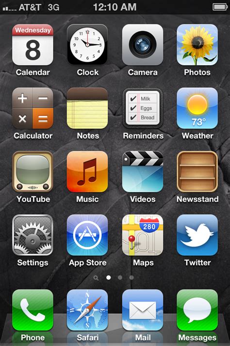 Screen Shot Iphone 4 On Ios 5 By Roeiboot On Deviantart