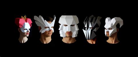 Papercraft Masks Designed By Ntanos Templates For Your Creativity