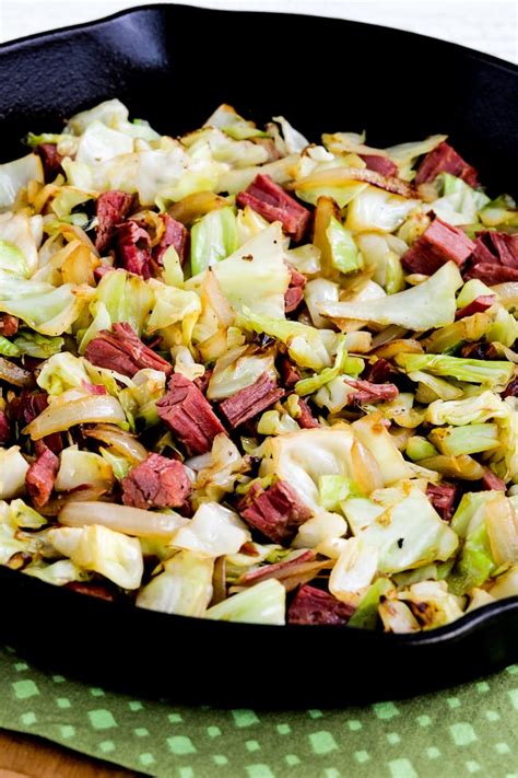 From easy corned beef recipes to masterful corned beef preparation techniques, find corned beef ideas by our editors and community in this recipe this pasta dish is worth making for dinner tonight. Low-Carb Fried Cabbage with Corned Beef - Kalyn's Kitchen