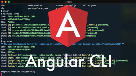 Angular Cli Tutorial Install Commands