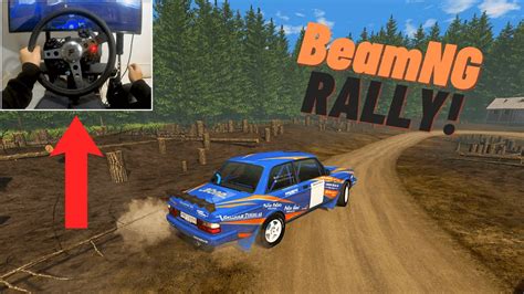 Beamng Rally Volvo 240 Fanatec Csl Elite Gameplay Youtube