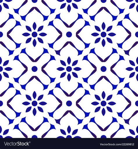 Tile Pattern Design Royalty Free Vector Image Vectorstock