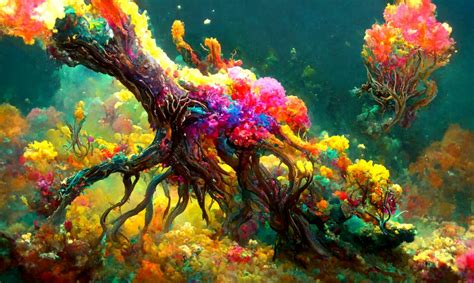 Underwater Trees By Rasrdraws On Deviantart In 2022 Artist Digital