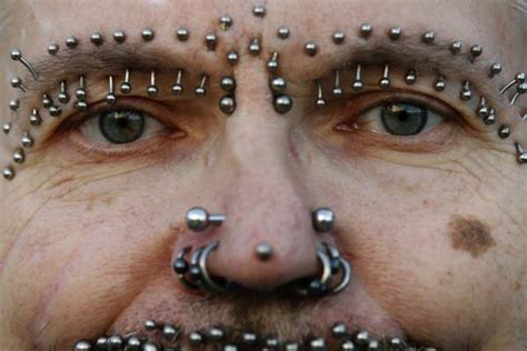 Meet The Worlds Most Pierced Man Oddstuff Nz