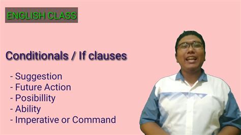 CONDITIONAL / IF CLAUSE FOLLOWED BY IMPERATIVE OR SUGGESTION (Materi