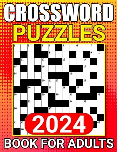 2024 Crossword Puzzles Book For Adults 90 Easy Crossword Puzzles For