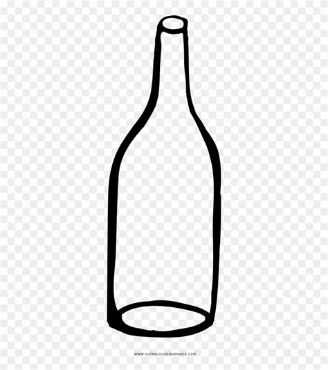 Empty Bottle Coloring Page Glass Bottle Clipart 3274535 Pinclipart