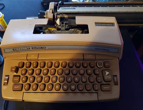 My Mom Gave Me Her Old Typewriter Some Works Some Doesnt Q W P A F H Z Dont Work R
